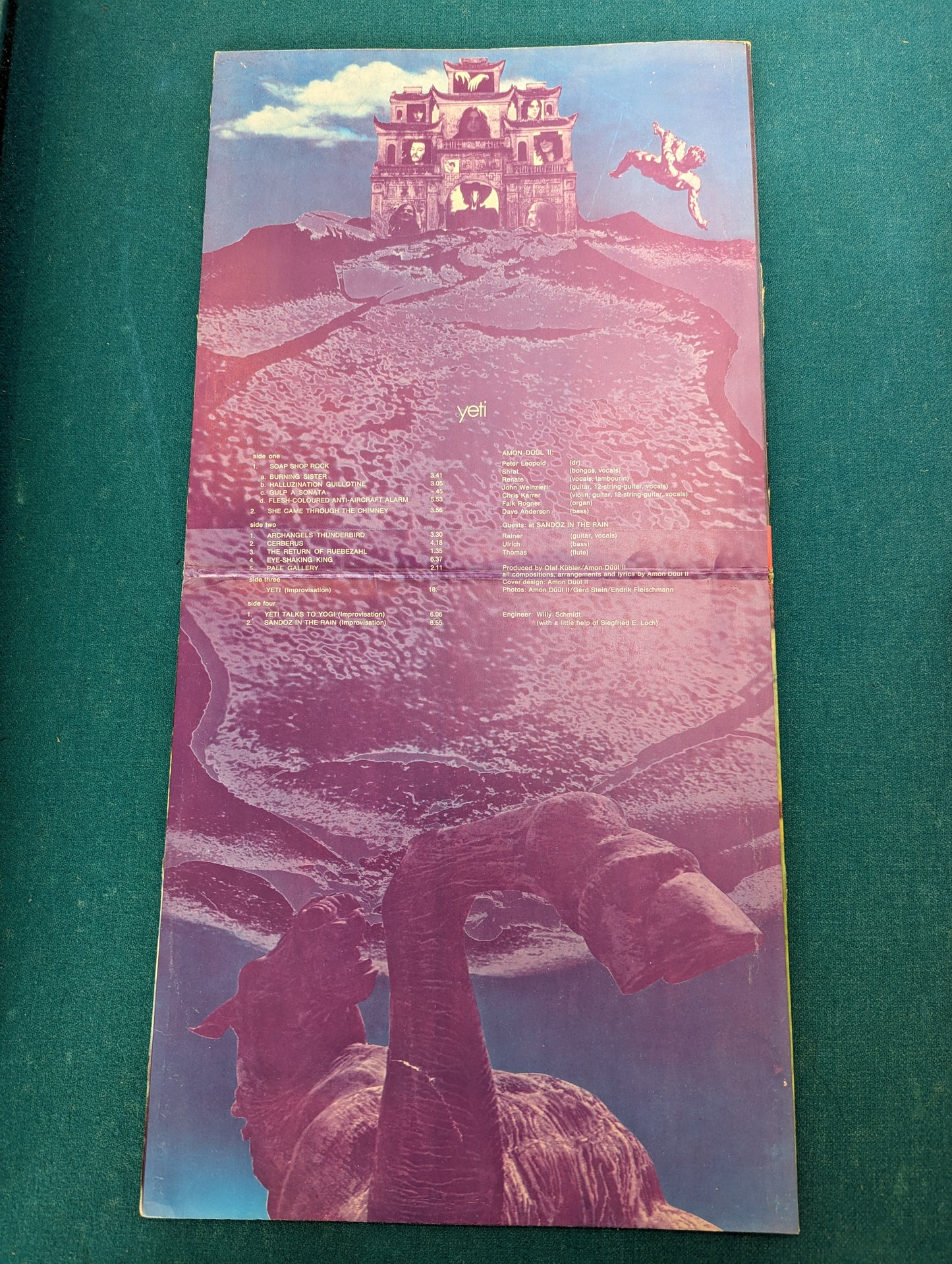 Amon Duul II Yeti LP - original 1970 LP - cover VG - Vinyl VG+ - LSP 101 Liberty