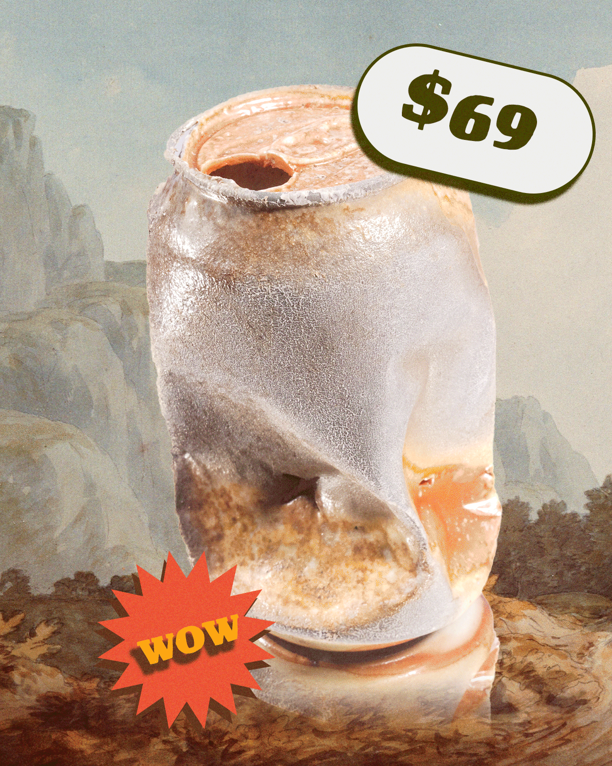 Multi-Use Porcelain Can
