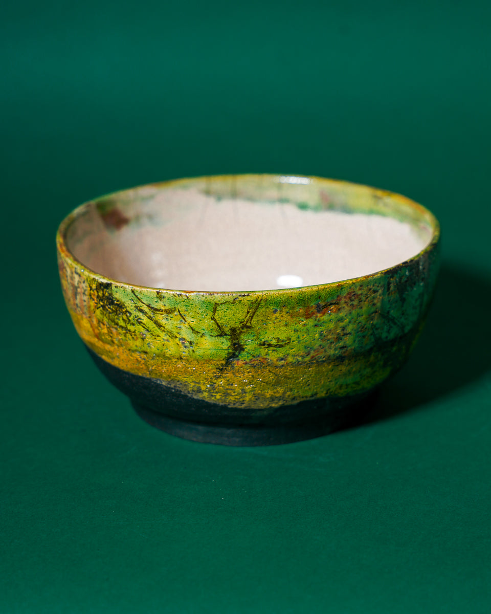 Summer Raku Tea Bowl