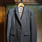 Thom Browne Navy Wool Mohair RWB Selvedge Blazer