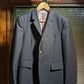 Thom Browne Navy Wool Mohair RWB Selvedge Blazer