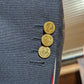 Thom Browne Navy Wool Mohair RWB Selvedge Blazer