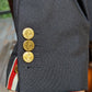 Thom Browne Navy Wool Mohair RWB Selvedge Blazer